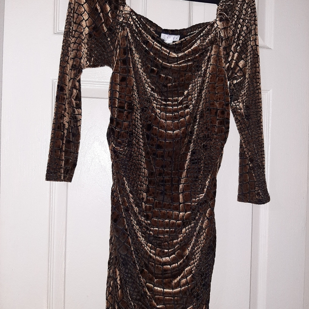 Animal print dress